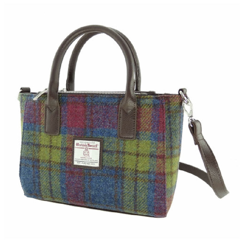 Harris_Tweed__Brora__Small_Tote_in_Multi_Colour_Tartan Harris_Tweed__Brora__Small_Tote_in_Multi_Colour_Tartan