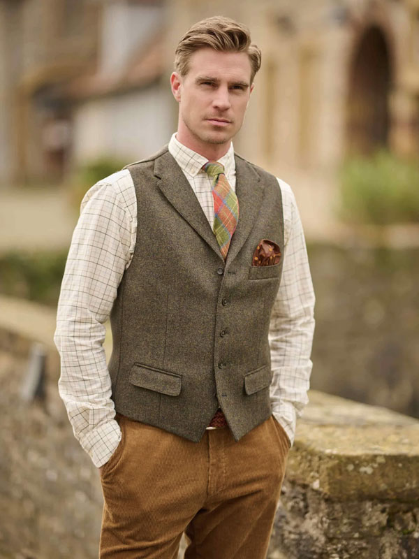 Harris_Tweed_Vestje_met_revers_692 Harris_Tweed_Vestje_met_revers_692