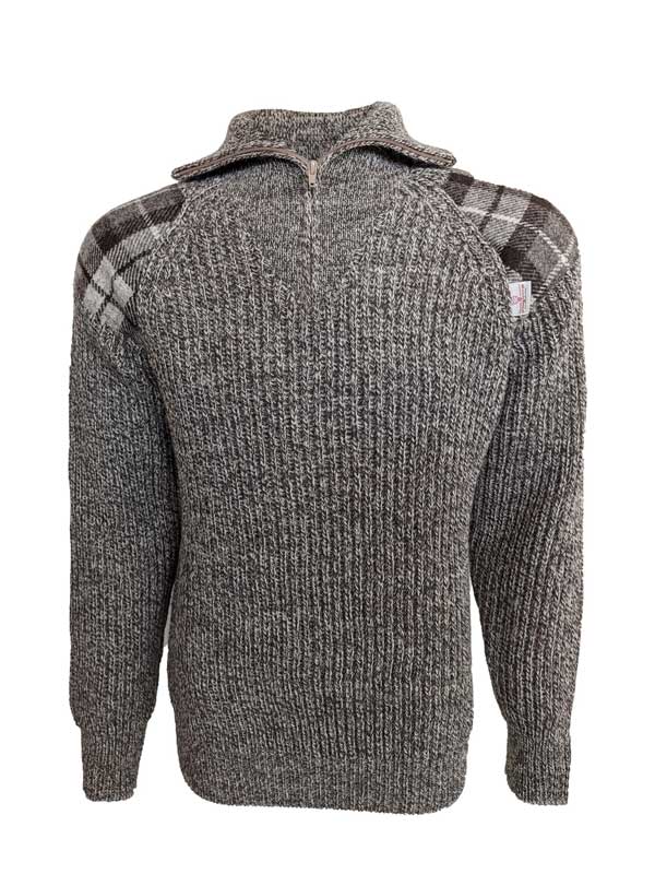Zip_sweater_with_Harris_Tweed_patches_Natural_1 Zip_sweater_with_Harris_Tweed_patches_Natural_1