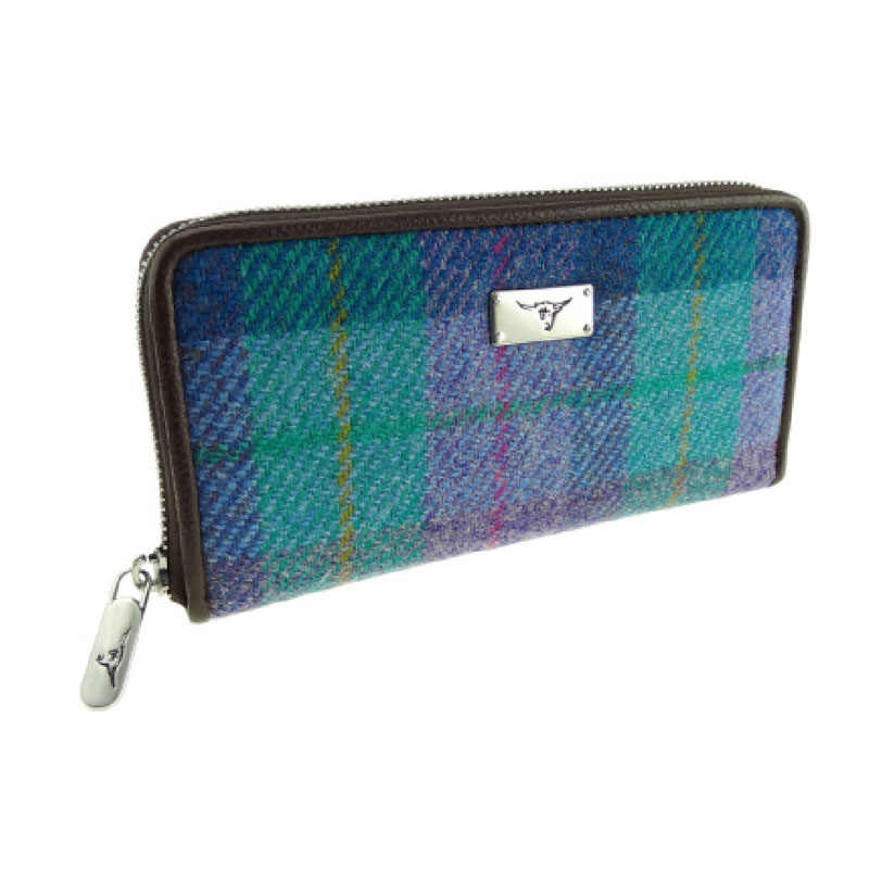 Harris_Tweed_Purse_Green_and_Purple_Tartan_1 Harris_Tweed_Purse_Green_and_Purple_Tartan_1