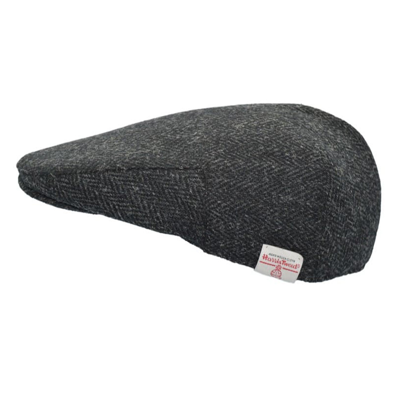 Flat Cap 600 Harris Tweed Antraciet / Gun Metal - Afbeelding 4