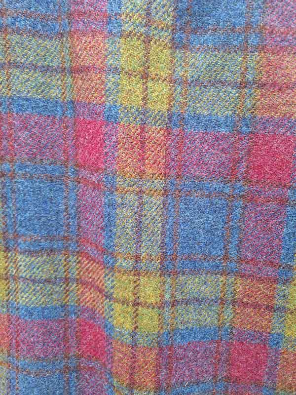 Harris Tweed Dames Rok In Candy Check - Afbeelding 2
