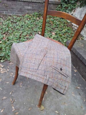 Harris Tweed Pantalon Mr Miller In Walnut Check