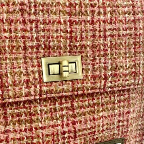 Harris Tweed Satchel Bag In Maple - Afbeelding 2