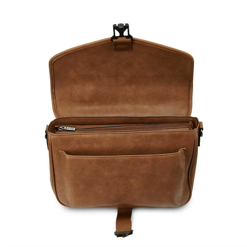 Harris Tweed The Laptop Satchel, Fuchsia Tartan - Afbeelding 3