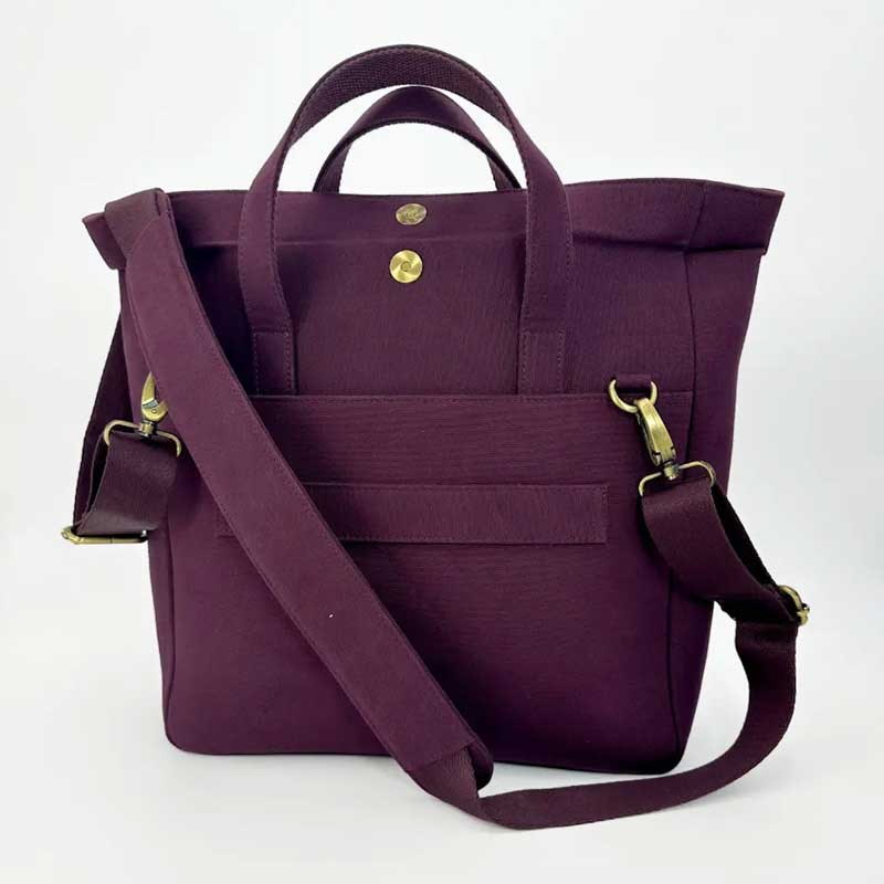 Harris Tweed Travel Messenger Bag In Pastel Pink - Afbeelding 2