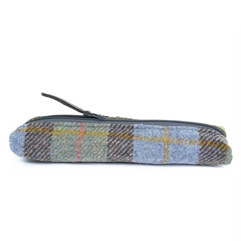 Harris Tweed Highland Range Slim Pencil Case McLeod Plaid - Afbeelding 3