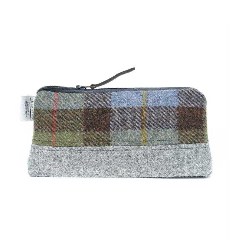 Harris Tweed Highland Range Cosmetic Bag McLeod Plaid - Afbeelding 3